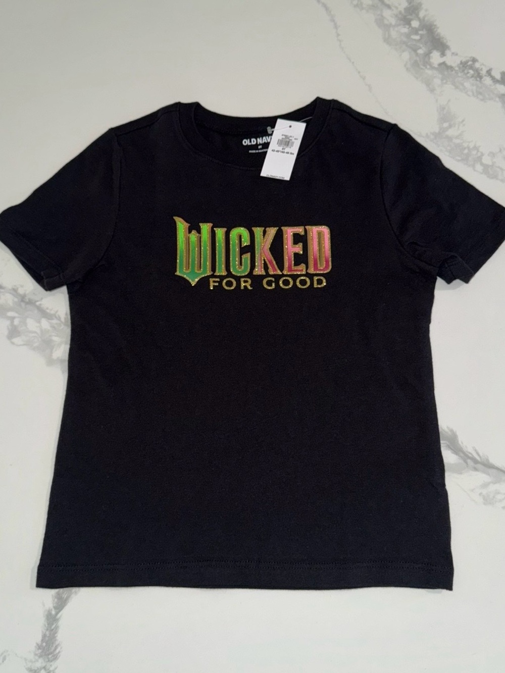 Wicked Pretty Shimmer Girls’ T-Shirt Tee Size 5 NEW